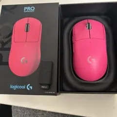 logicool PRO X SUPERLIGHT ピンク