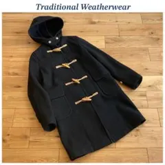 トラディショナルウェザーウェア ウールメルトン ダッフルコート 32 ネイビー