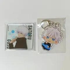 呪術廻戦渋谷事変 アクリルマグネット/イオンコラボ アクリルキーホルダー 五条悟