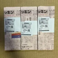 【未読】ニッキン 3部セット 最新　2026年7月31日・8月7日・14日