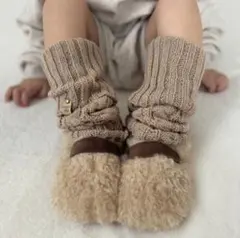 baby riri / あったかハンド&レッグウォーマー / ベージュ