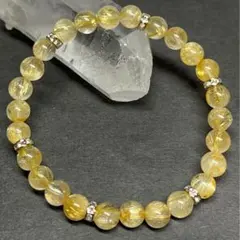 ☆kanasora☆様ご専用✴️金針ルチル　ルチルクォーツ　スワロフスキー　天然石