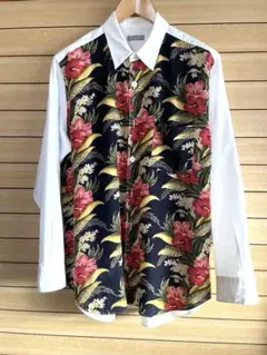 2001 COMME des GARCONS HOMME 花柄シャツ 田中オム 2001 COMME des GARCONS HOMME 花柄シャツ 田中オム - メルカリ