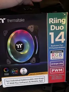 Thermaltake Riing Duo 14 RGBファン 3個セット