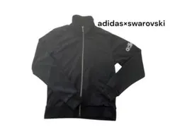 コラボ限定　adidas×swarovski ジャージ　パーカー　ブラック S