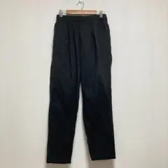 【リブインコンフォート】フェリシモ カジュアルパンツ ブラック M 綿混 薄手