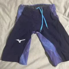 新品 ミズノ テニス ハーフパンツ メンズLサイズ ネイビー×ホワイト