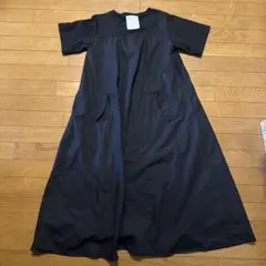 machatt フォルムシャツドレス ブラック フリーサイズ - メルカリ