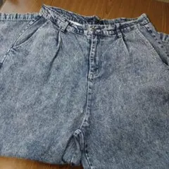 Beno ハイウエストワイドデニムパンツ Lサイズのサムネイル