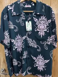 size:L】東洋 サンサーフ SS27443 長袖 アロハシャツ - メルカリ