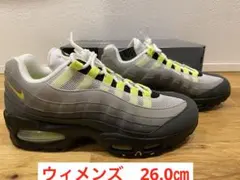 ナイキ　エアマックス95 イエローグラデ　ウィメンズ　26.0㎝　2026年製