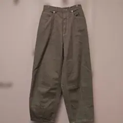 コットン ワイドパンツ