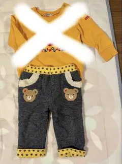 ミキハウス プッチーくん刺繍 パンツのみ