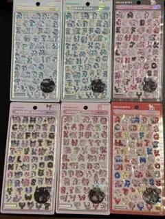 サンリオ文字 ボンボンドロップシール6枚セット お値下げ中!!