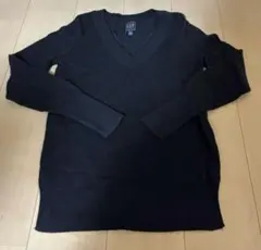 ギャップ Vネック ニット セーター ブラック