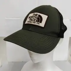 H445　ノースフェイス　キャップ　オリーブ　ブラック　NN02043