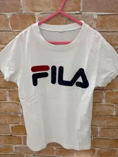 FILA キッズ Tシャツ 白 130cm ロゴ 半袖 男の子 女の子のサムネイル