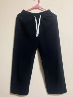 【断捨離】引退セールめちゃ安い【62】 フリースカジュアルパンツ 黒L