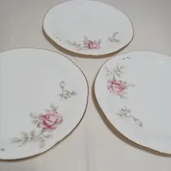 AVON ROSE CLUB ノリタケ　ボーンチャイナ　皿　3枚セット