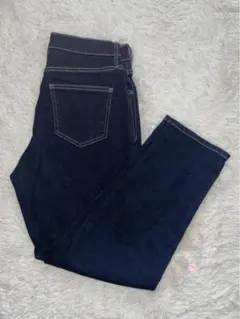 ダークブルースリムスキニーフィットデニムパンツ