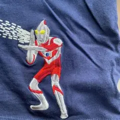 グラニフ ウルトラマン 刺繍 Tシャツ Lネイビー コラボ