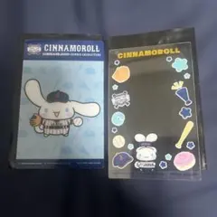 タイトーくじ　侍ジャパン　シナモロール　クリアカードセット