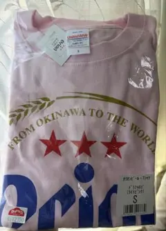 オリオンビールTシャツ　ピンク Sサイズ