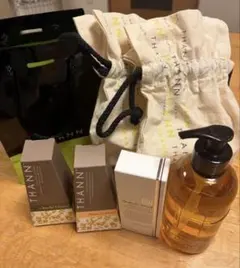 THANN ギフトセット ハンドクリーム ソープバー 石鹸 ×2 シャワージェル