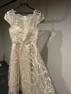 【美品】ドレス　ゴールド