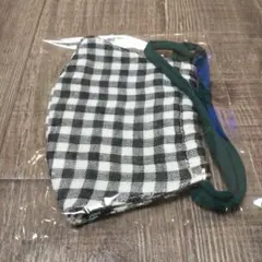 チェック柄布製（ガーゼ）子供用マスク ハンドメイド