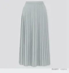 ユニクロ　シフォンプリーツロングスカート