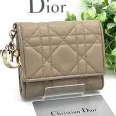 2026年最新】lady dior ロータスウォレット カナージュ ラムスキンの