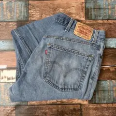 ビンテージ　古着　リーバイス505 デニム　ジーンズ　バギー　W40L32