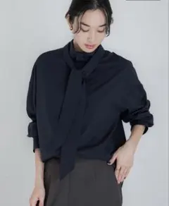 Crewre クルーレ　レイヤードシアージャケット　size2 黒 Crewre クルーレ レイヤードシアージャケット size2 黒 Crewre