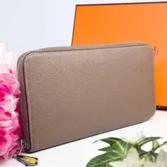 極美品】HERMES エルメス ドゴンGM エトゥープ 長財布 P刻印 - メルカリ