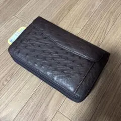 オーストリッチセカンドバッグ