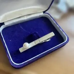 本真珠　あこや真珠　ネクタイピン　SILVERのサムネイル
