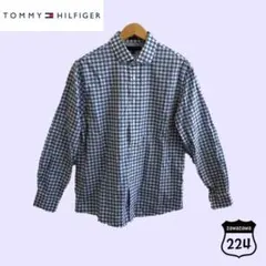 TOMMY HILFIGER チェック シャツ ブルー 202-0281