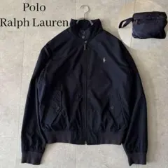 極美品✨️ポロラルフローレン ハリントンジャケット M相当 スウィングトップ 紺