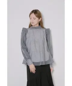 スナイデル オーガンシースルーブラウス