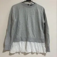 新品同様！【FOREVER21】フォーエバー21重ね着風長袖カットソー