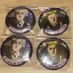 進撃の巨人　エルヴィンスペシャル　缶バッジ