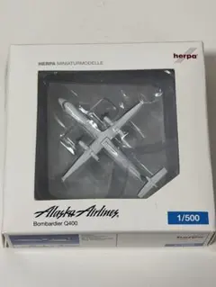 アラスカ航空 Q400 1000 pieces herpa 1/500のサムネイル