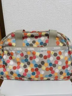 LeSportsac カラフルドットボストンバッグ