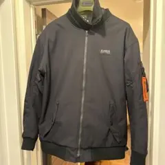 防風・防水ジップアップジャケット 黒