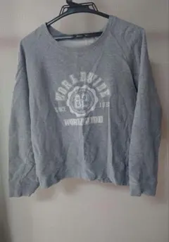 グレー スウェット トレーナー