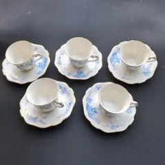ノリタケ　カップアンドソーサー　コーヒーカップ　5客セット