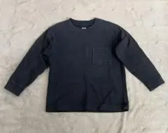UNIQLO ブラック 長袖カットソー 120