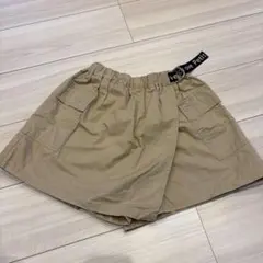 キュロットスカート　ベージュ　150cm
