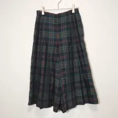 美品♡DAKS タータンチェック リネンプリーツ フレアスカートのサムネイル